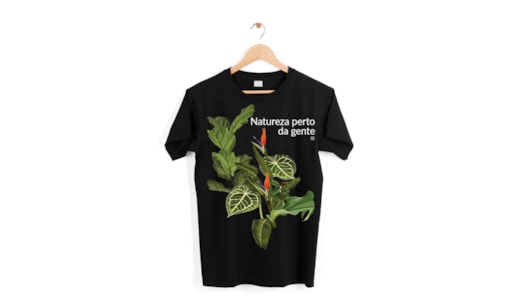 Camiseta Natureza Perto da Gente Preta