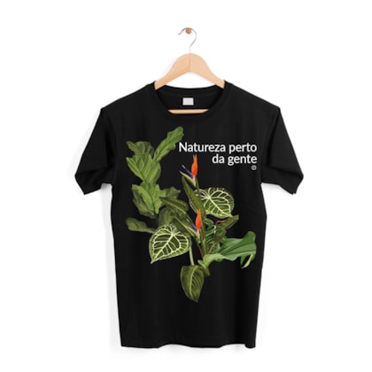 Camiseta Natureza Perto da Gente Preta