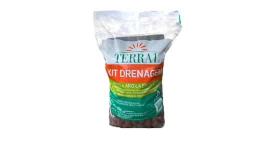 Kit Drenagem Argila Expandida + Manta Bidim Terral