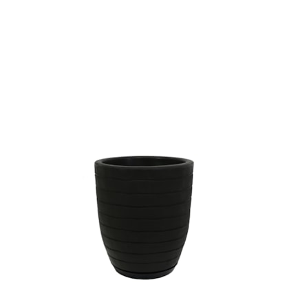 Promo - Vaso Relevo 24x28cm com Prato Incluso