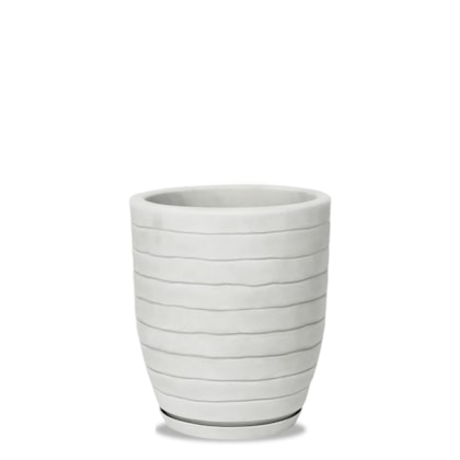 Promo - Vaso Relevo 30x40cm com Prato Incluso