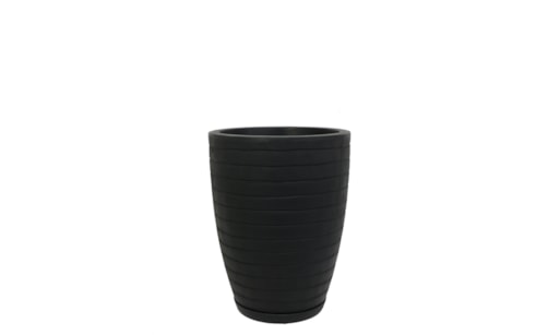 Promo - Vaso Relevo 30x40cm com Prato Incluso