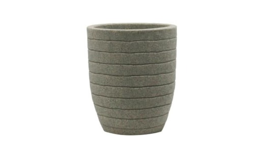 Promo - Vaso Relevo 39x49cm com Prato Incluso