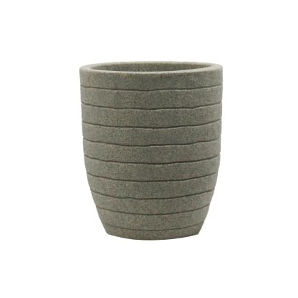 Promo - Vaso Relevo 39x49cm com Prato Incluso