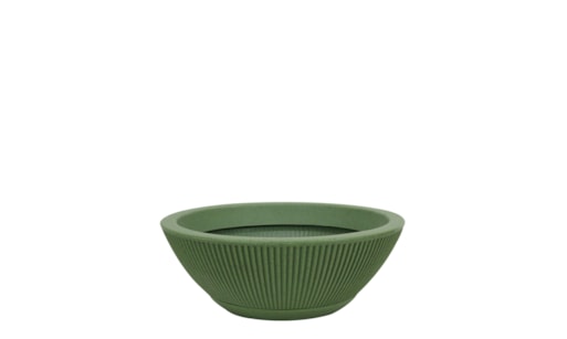 Vaso Bowl SP27 Fosco 42x15cm com Prato Incluso