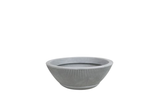 Vaso Bowl SP27 Fosco 42x15cm com Prato Incluso