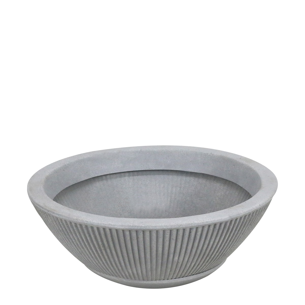 Vaso Bowl SP27 Fosco 42x15cm com Prato Incluso