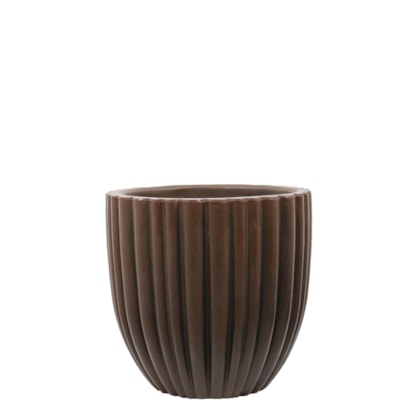 Vaso Cacau Brilho 40x40cm