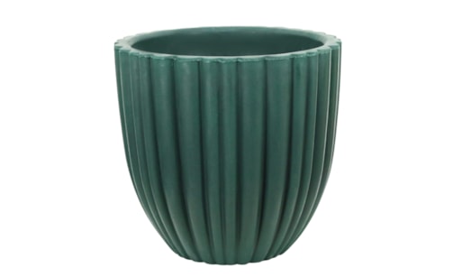 Vaso Cacau Redondo Brilho 70x70cm