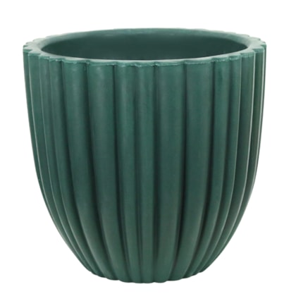 Vaso Cacau Redondo Brilho 70x70cm