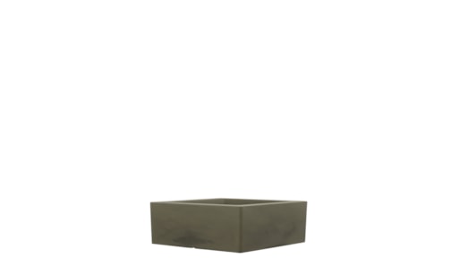 Vaso Cubo Fosco 80x30cm