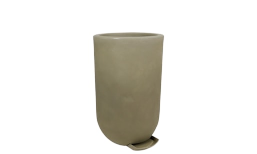 Vaso Decô Alto Fosco 40x63cm com Prato Incluso