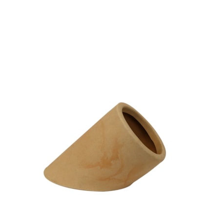 Vaso Decô Tubo Fosco 12x26cm com Suporte Incluso