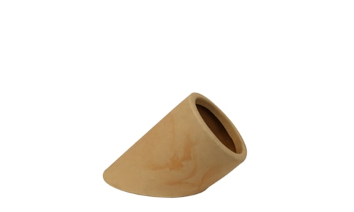 Vaso Decô Tubo Fosco 15x29cm com Suporte Incluso