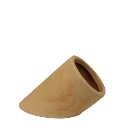 Vaso Decô Tubo Fosco 15x29cm com Suporte Incluso