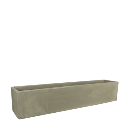 Vaso Jardineira Cubo Fosco 100x20cm