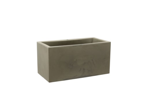 Vaso Jardineira Cubo Fosco 100x50cm
