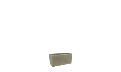 Vaso Jardineira Cubo Fosco 40x20cm