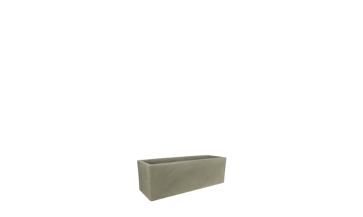 Vaso Jardineira Cubo Fosco 60x20cm