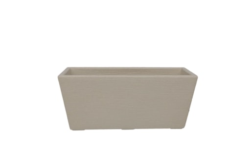 Vaso Jardineira Terra Trapézio Fosco 80x35cm