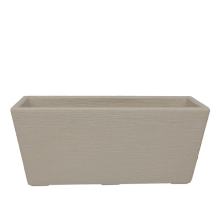 Vaso Jardineira Terra Trapézio Fosco 80x35cm