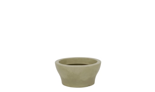 Vaso Lótus Baixo Fosco 34x17cm