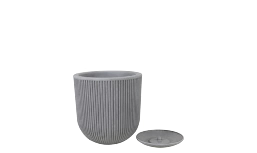Vaso SP27 Fosco 29x29cm com Prato Incluso